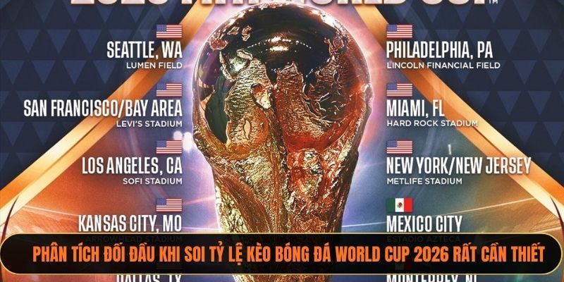 Phân tích đối đầu khi soi tỷ lệ kèo bóng đá World Cup 2026 rất cần thiết