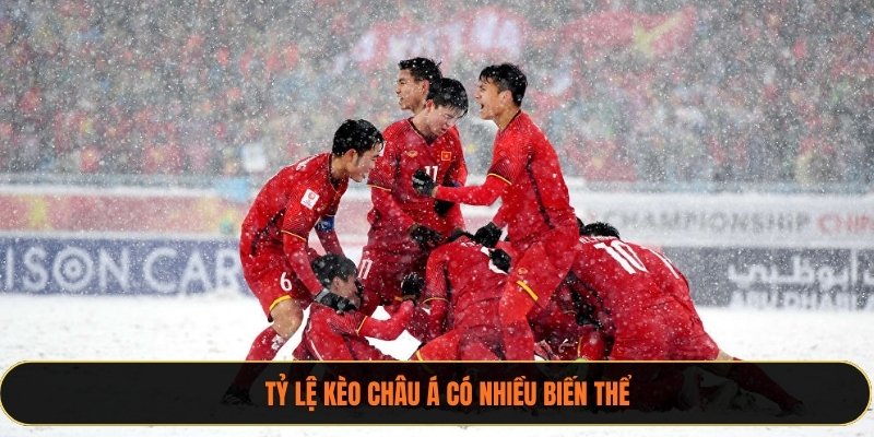 Tỷ lệ kèo châu Á có nhiều biến thể