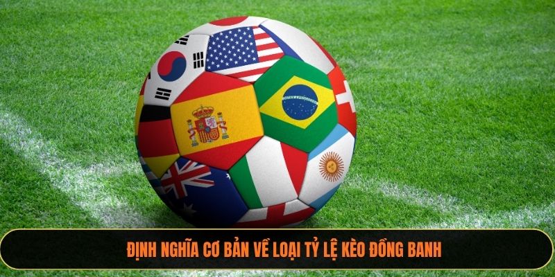 Định nghĩa cơ bản về loại tỷ lệ kèo đồng banh